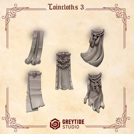 Crimson Lords - Marine Loin Cloths - Set 3