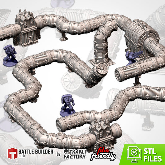 Modular Pipe Set Terrain