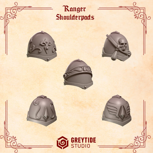 Crimson Lords - Marine Shoulder Pads - Ranger shoulder set