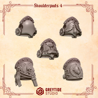 Crimson Lords - Marine Shoulder pad upgrade set