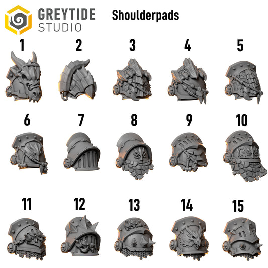 Anvil Wardens - Marine Shoulder Pads Upgrade Set