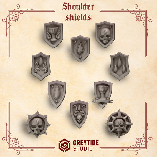 Crimson Lords - Marine Decoration Upgrade - Shoulder shields