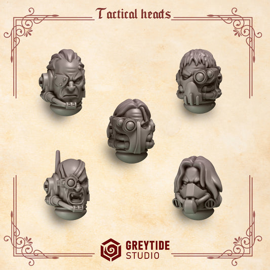 Crimson Lords - Marine Heads - Tactical head set