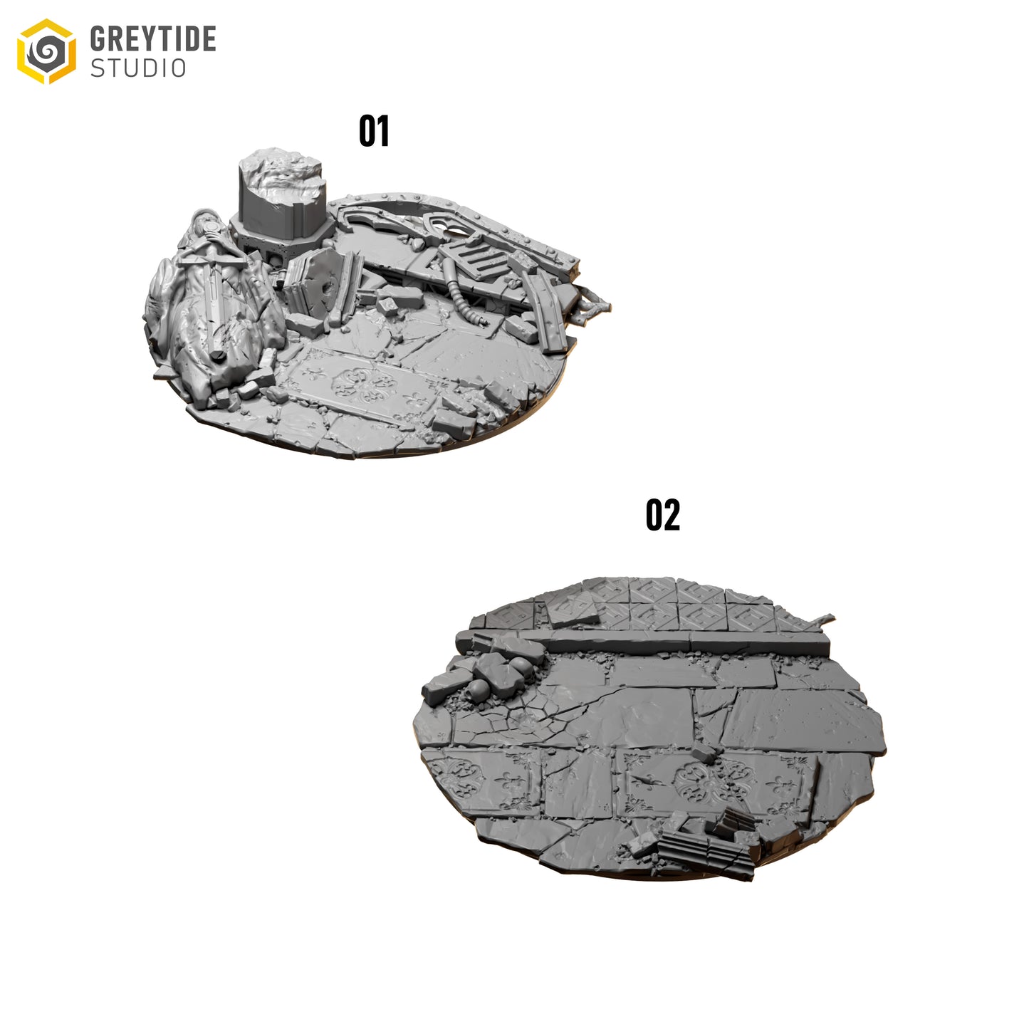 90mm Base Toppers - Eternal Pilgrims