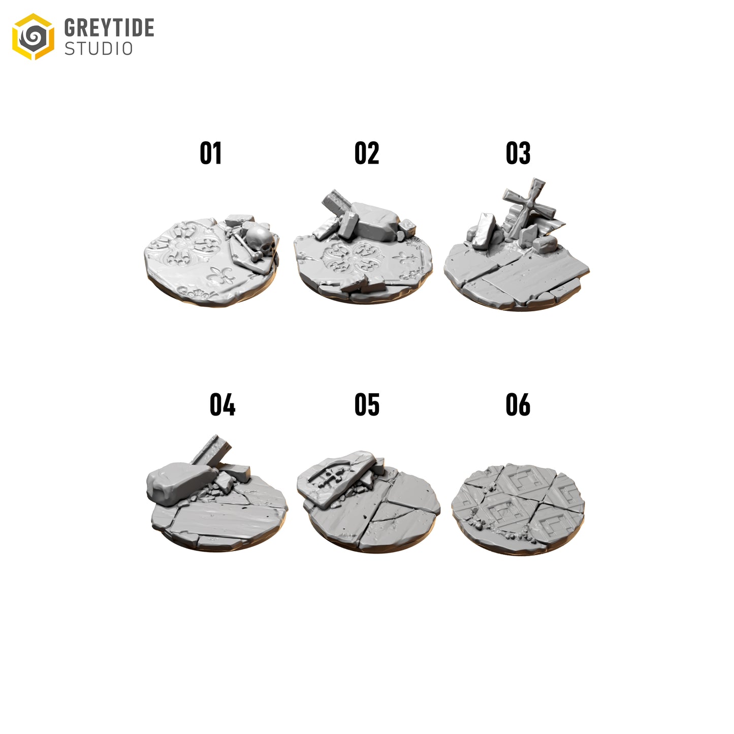 25mm 32mm 40mm Bases Toppers - Eternal Pilgrims