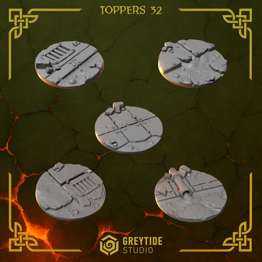 32mm Base Toppers - Anvil Wardens