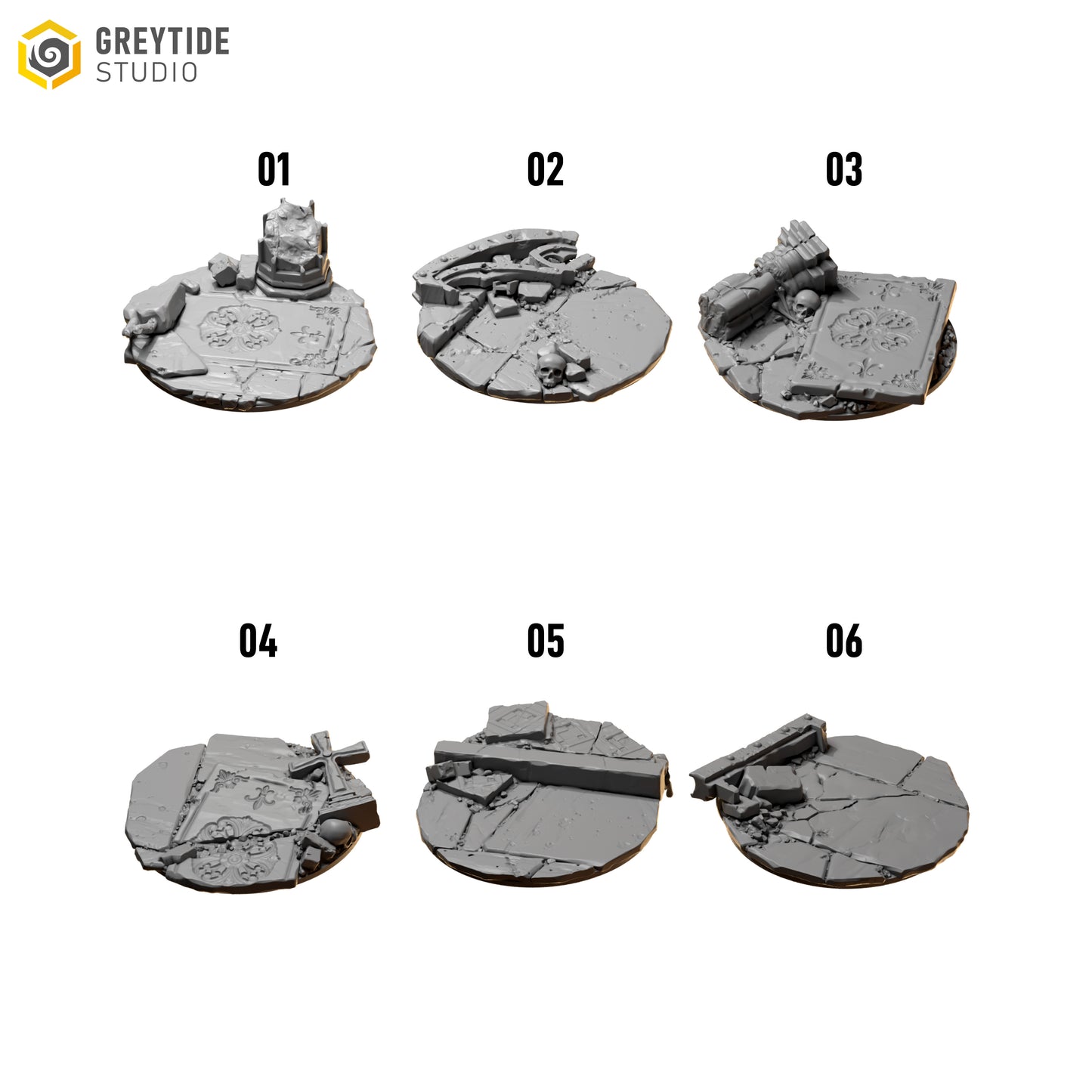 25mm 32mm 40mm Bases Toppers - Eternal Pilgrims