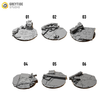 25mm 32mm 40mm Bases Toppers - Eternal Pilgrims