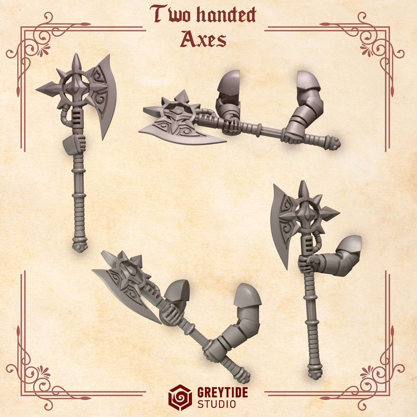 Crimson Lords - Marine Two Handed Axes