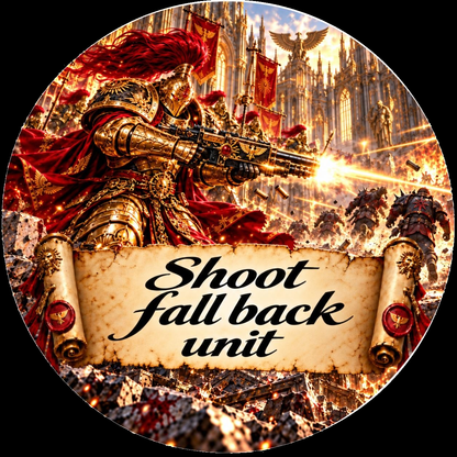 Aquilan Shield token â€“ shoot fall back