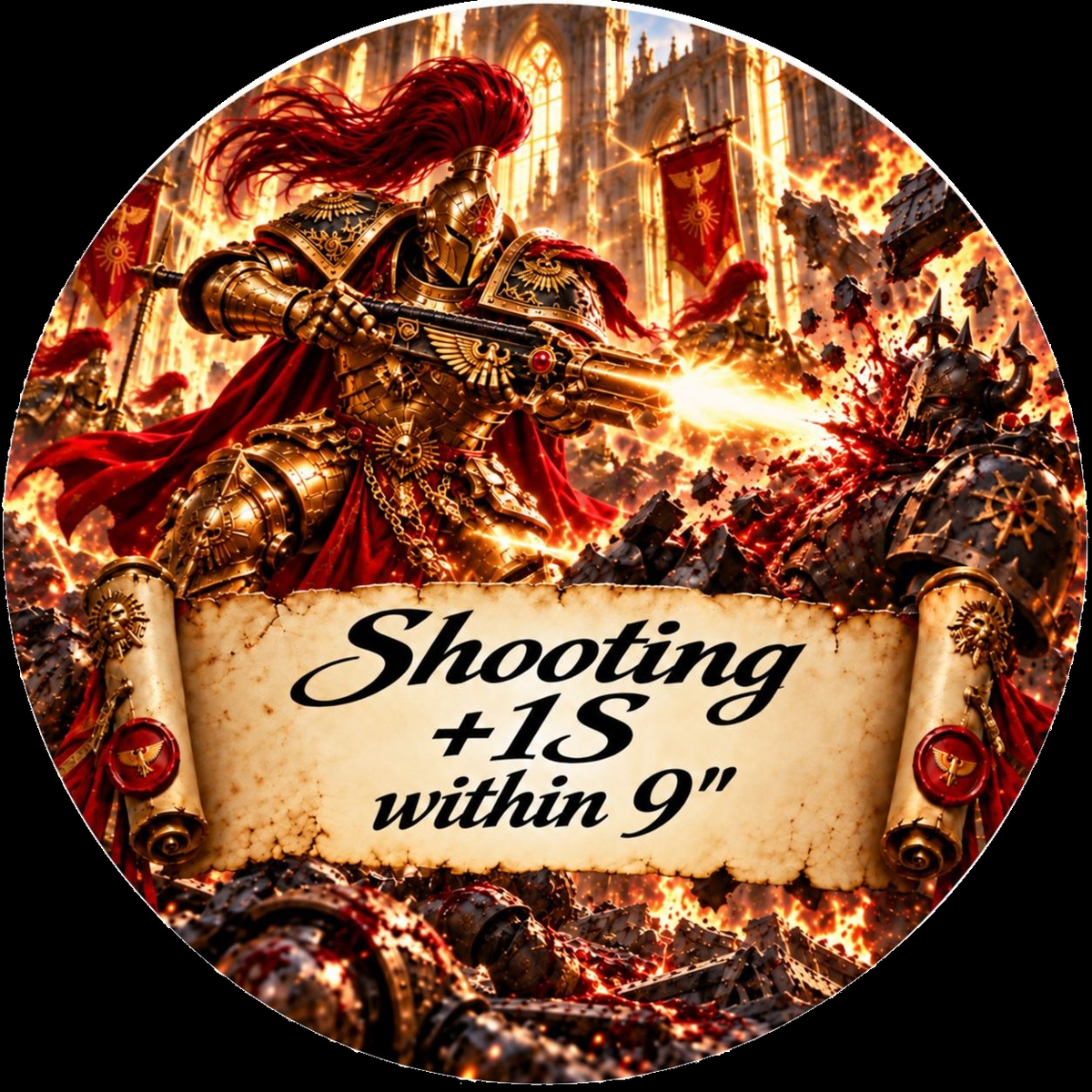 Aquilan Shield token â€“ Shooting