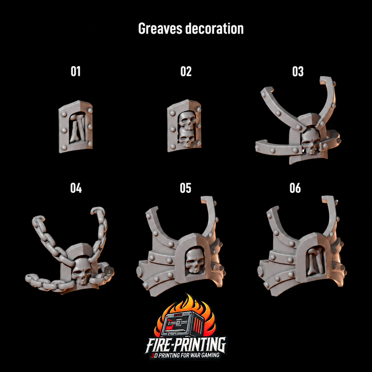 Cursed Company - Greaves Decoration