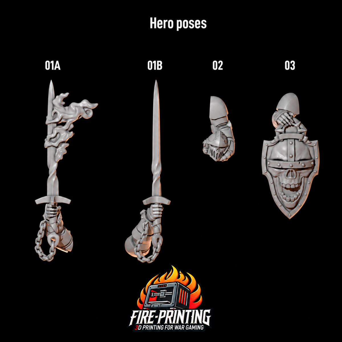 Cursed Company - Hero Poses