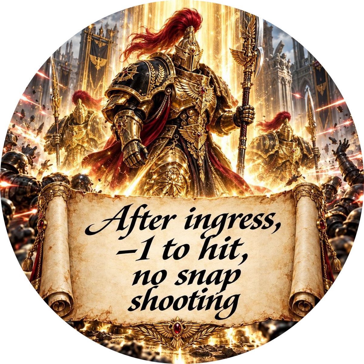 Dread Host token – -1 to hit