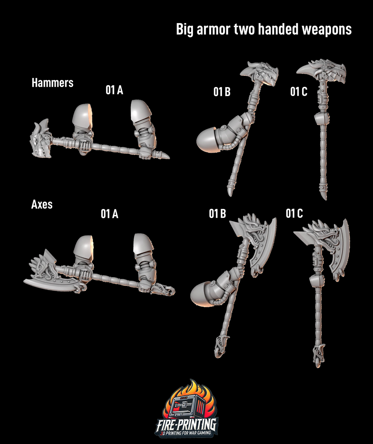 Anvil Wardens - Big Armour Two Handed Weapons