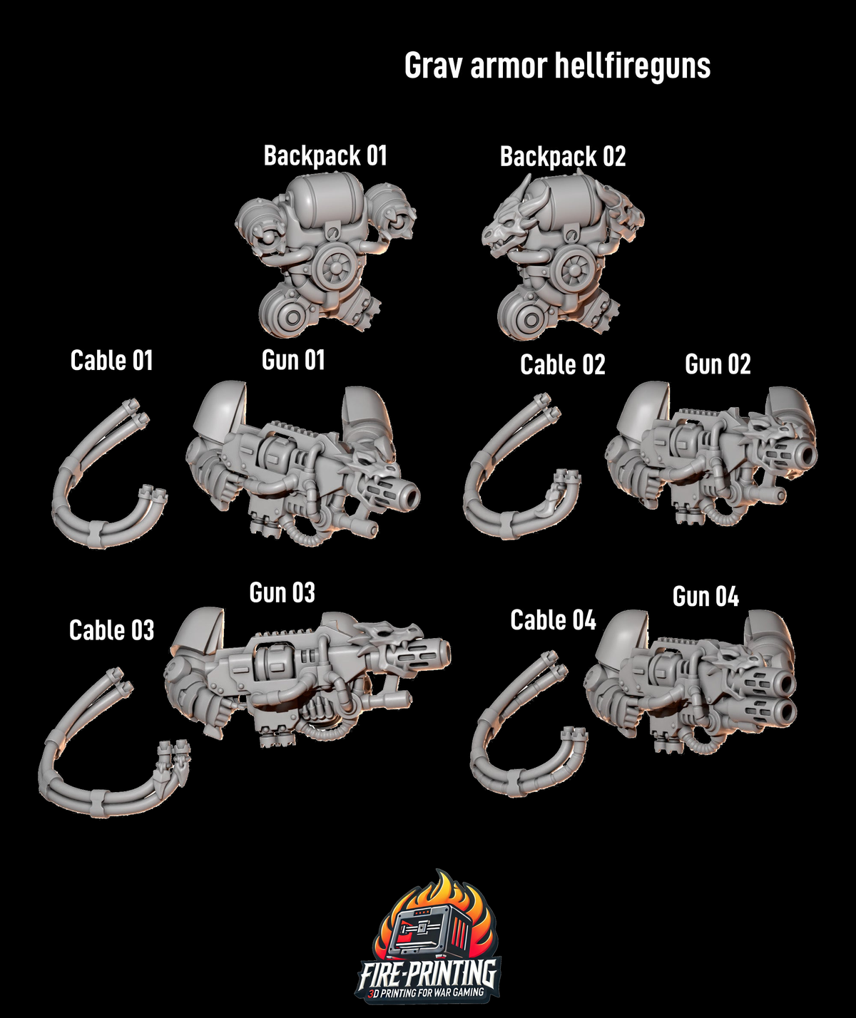 Anvil Wardens - Grav Armour Hellfire Guns