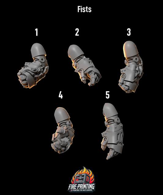 Anvil Wardens - Marine Set of Fists