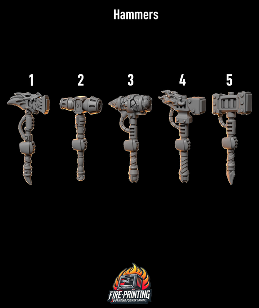 Anvil Wardens - Marine Single Handed Hammers Set