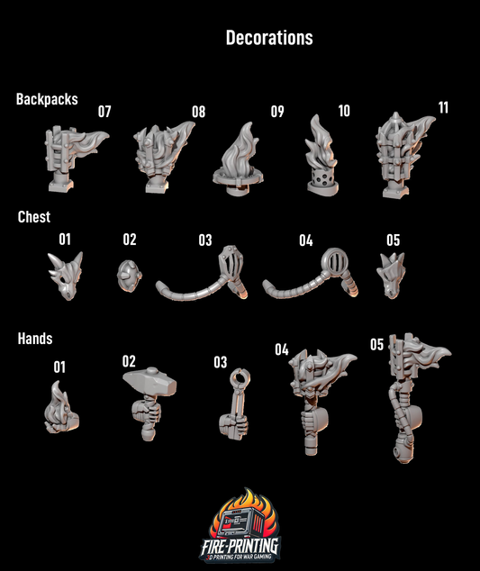 Anvil Wardens - Marine Decoration Pack - Set 2