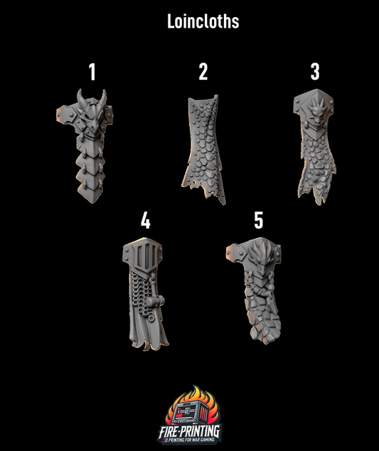 Anvil Wardens - Marine Loin Cloths - Set 1