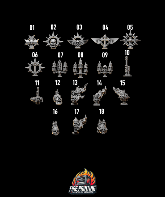 Eternal Pilgrims - Backpack Decorations Upgrade Kit