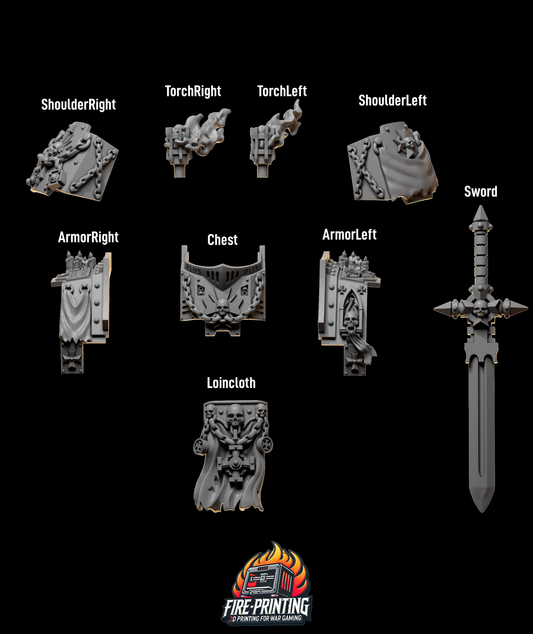 Eternal Pilgrims - Marine Ancient Armour 1 BT Upgrade Kit
