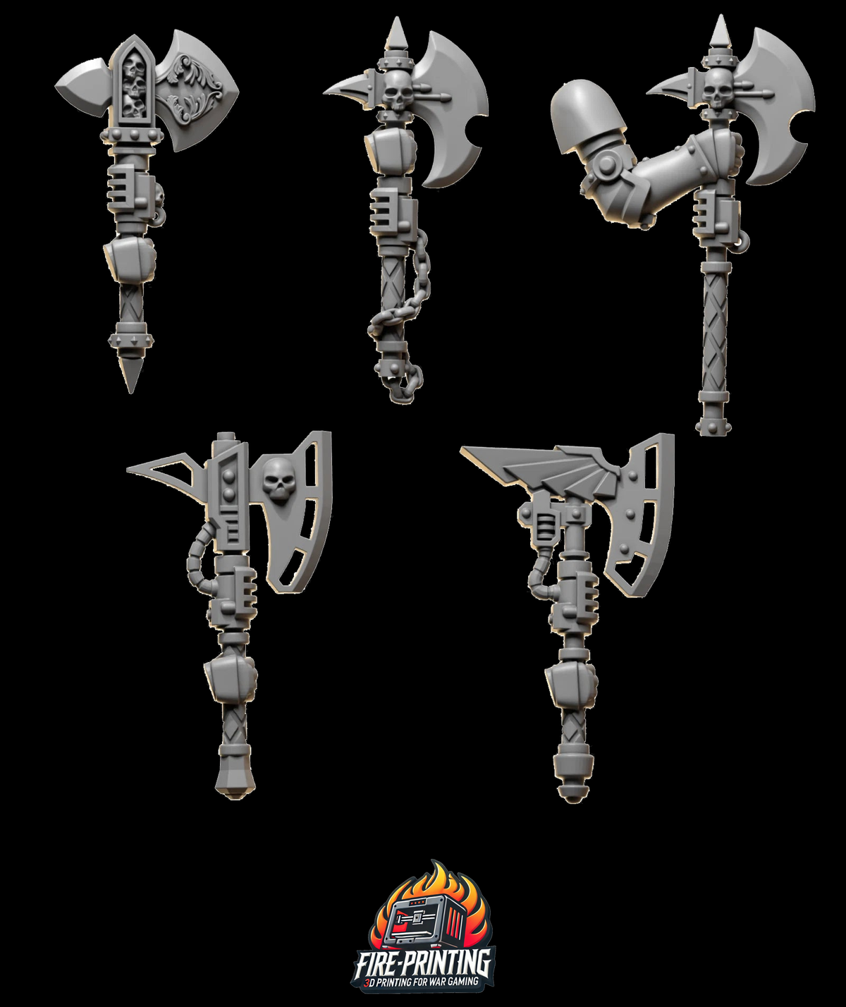 Eternal Pilgrims - Marine Set of One handed Axes