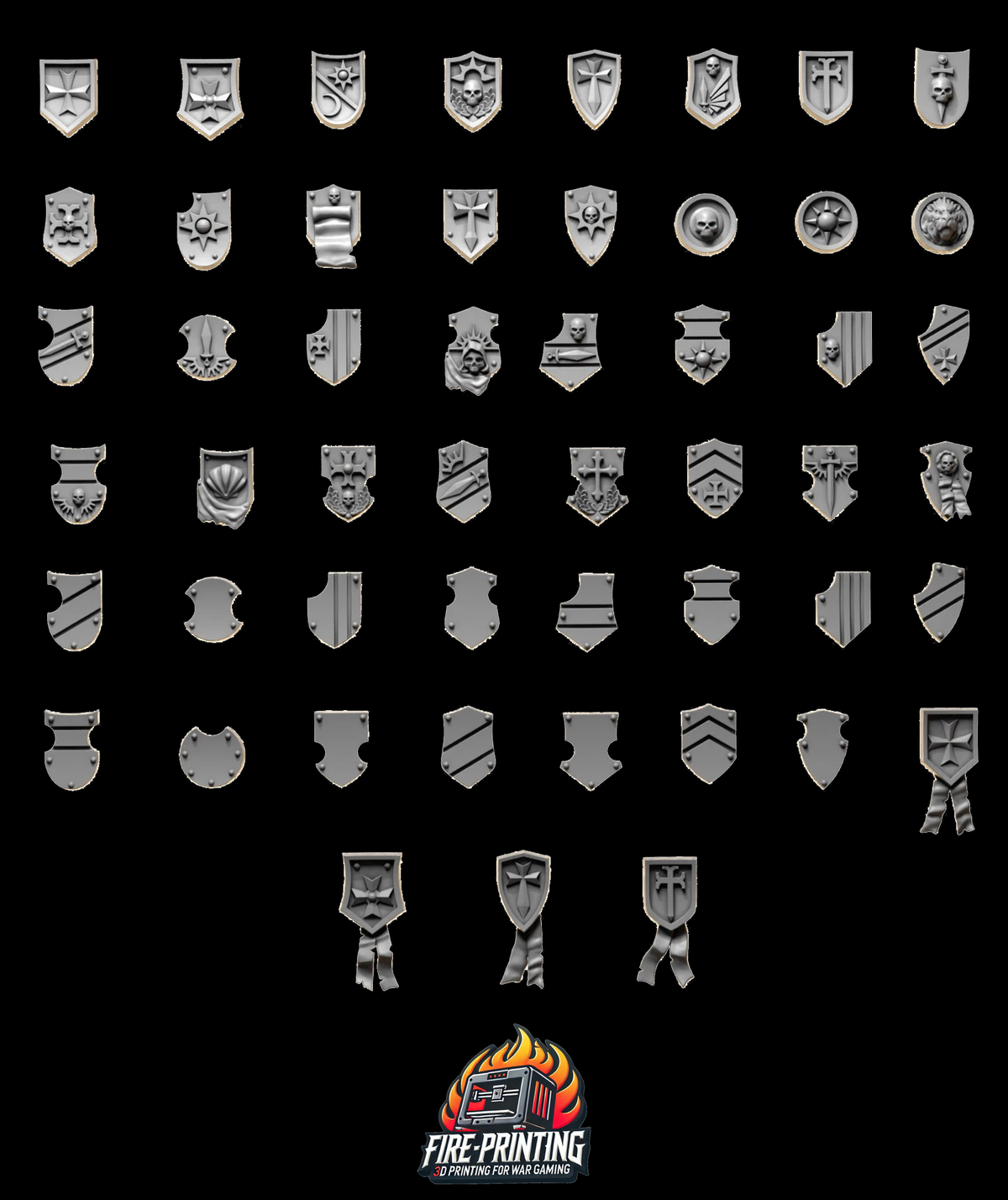 Eternal Pilgrims - Shouldershields Decoration Upgrade Kit