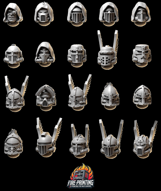 Eternal Pilgrims - Marine Head Set 2 Upgrade Kit