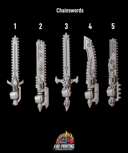 Primal Hounds 2 - Single Handed Chainswords