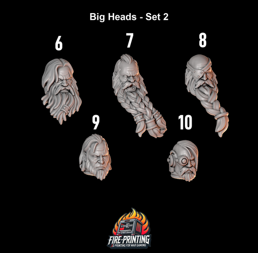 Primal Hounds 2 - Terminator Heads - Head Set 2