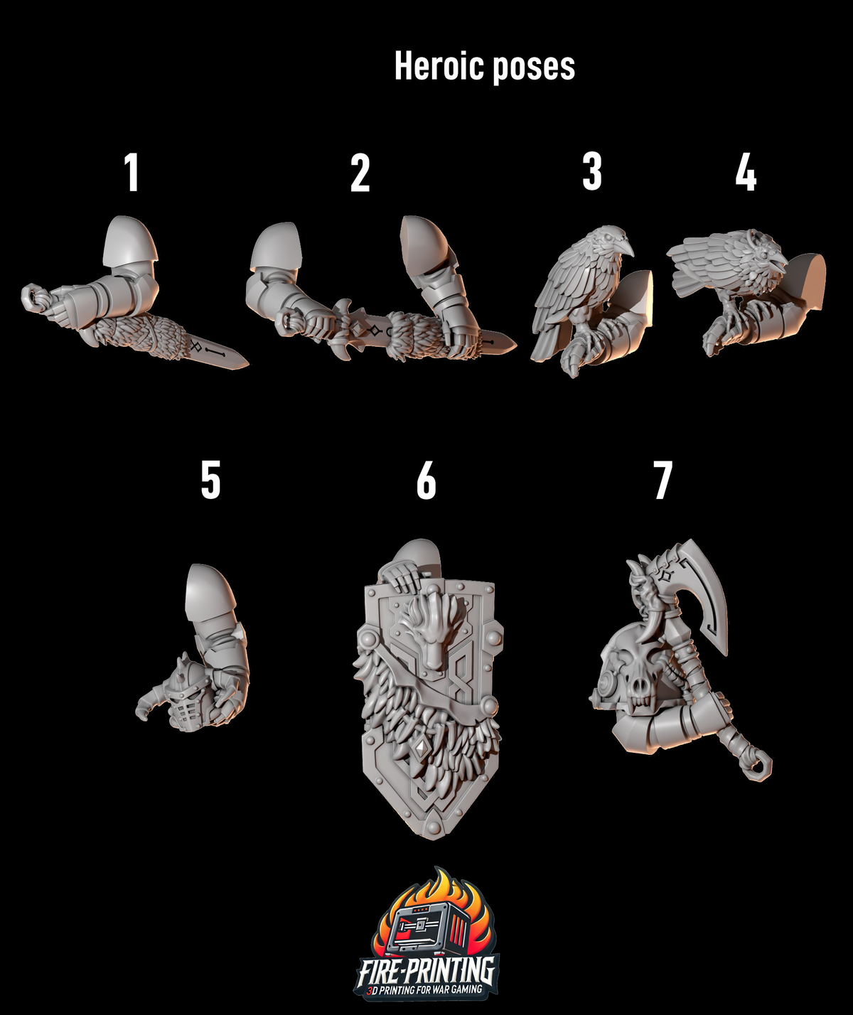Primal Hounds 2 - Heroic Poses