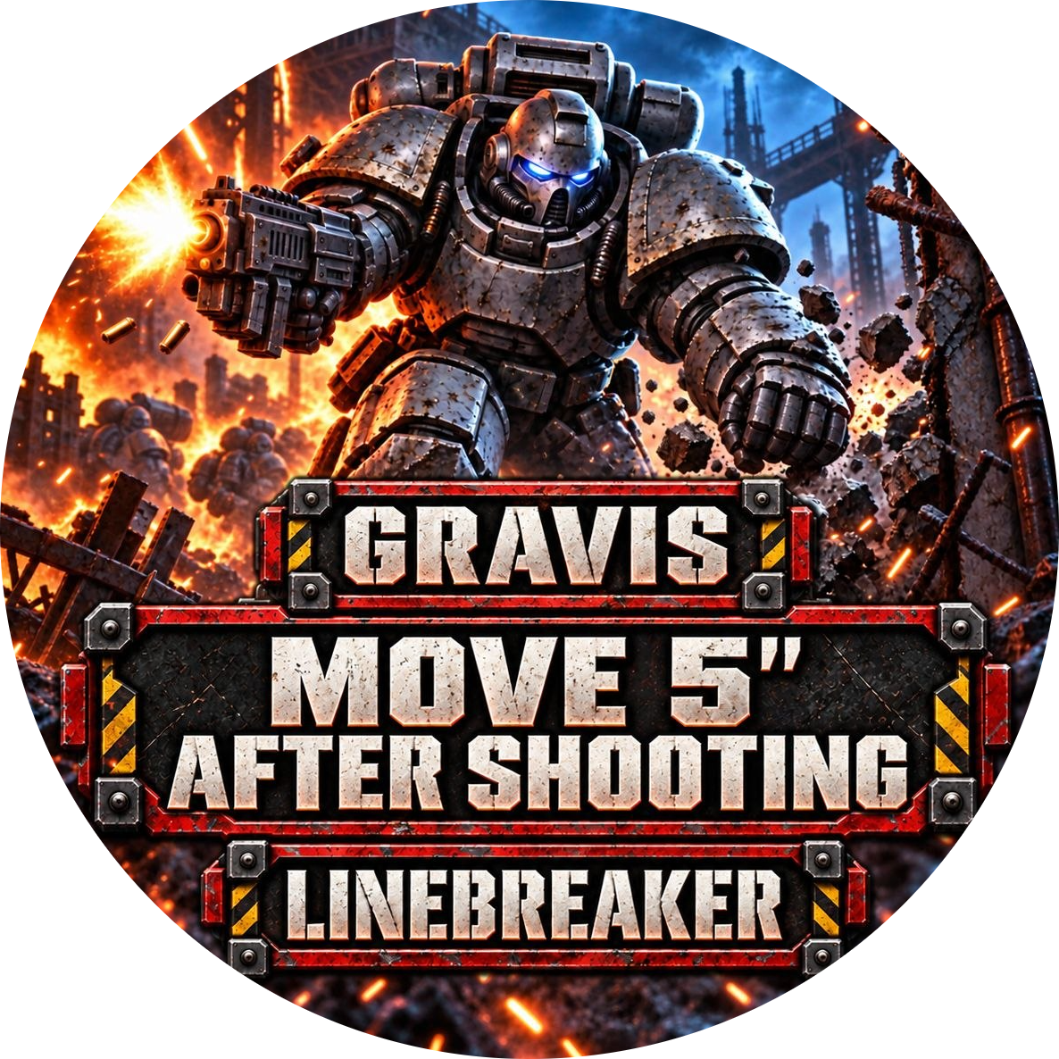 Gravis Linebreaker token design 4