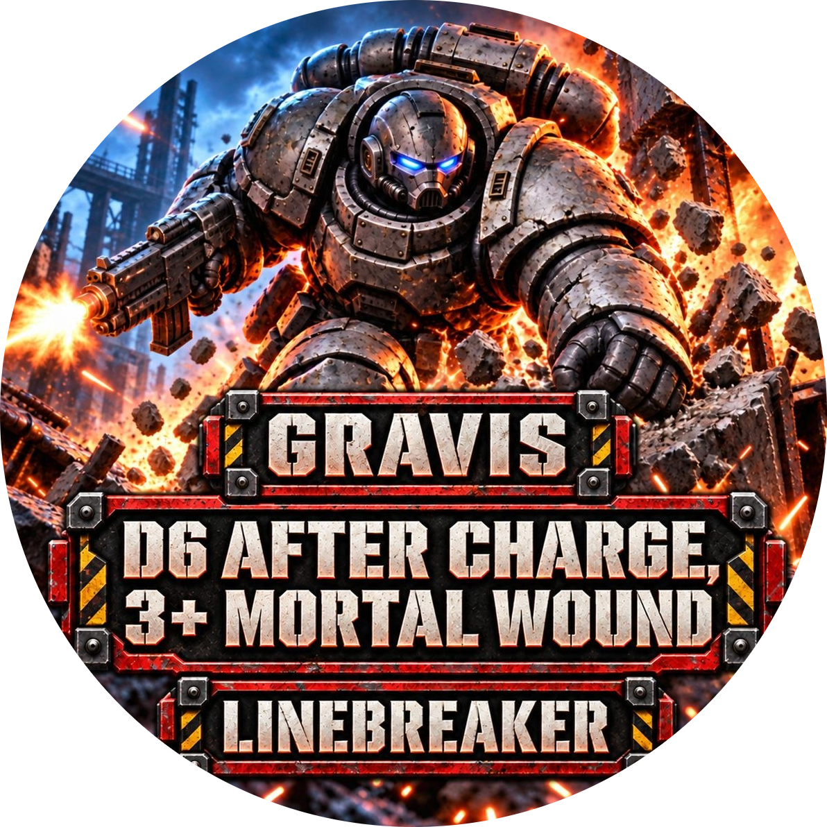 Gravis Linebreaker token design 5
