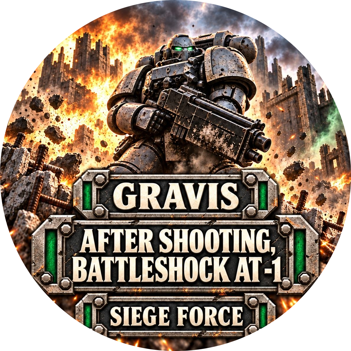 Gravis Siege Force token design 4