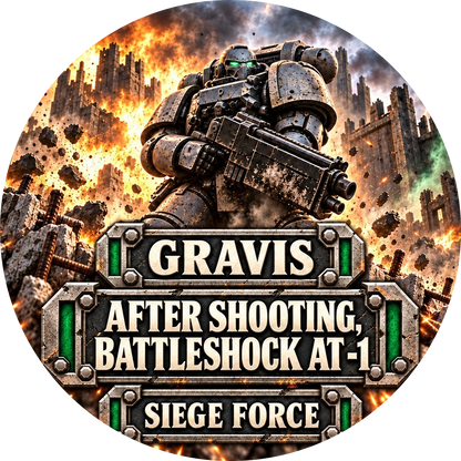 Gravis Siege Force token design 4