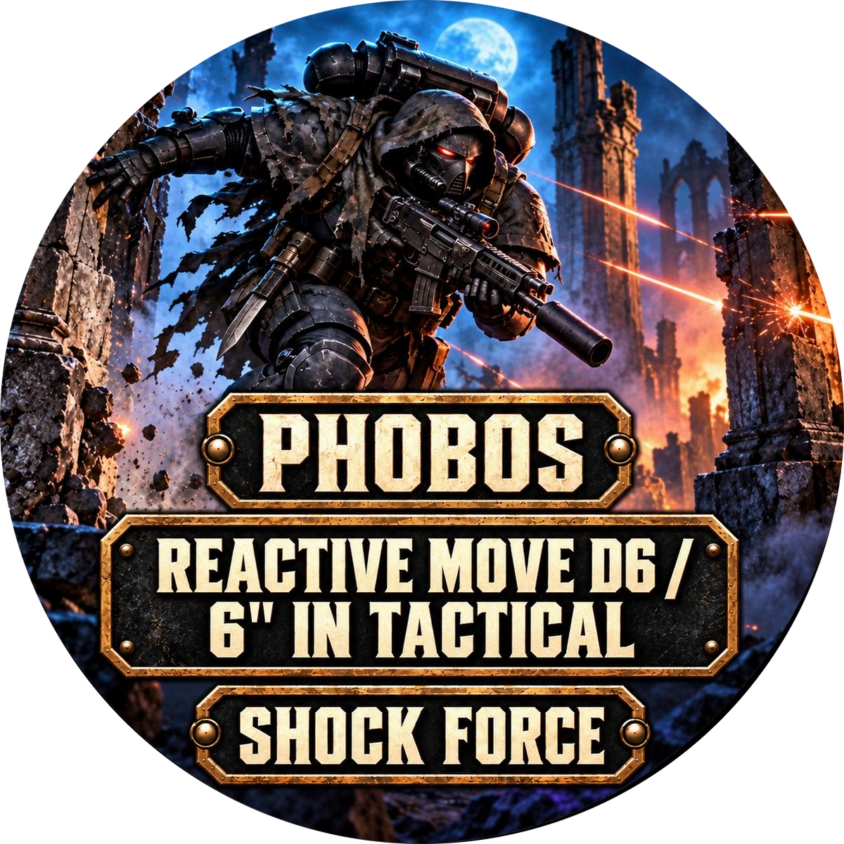 Phobos Shock Force token design 4