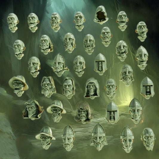 Undead zombie Head Selection