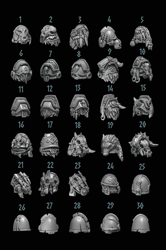 Primal Hounds - Marine Shoulder pad upgrade Kit