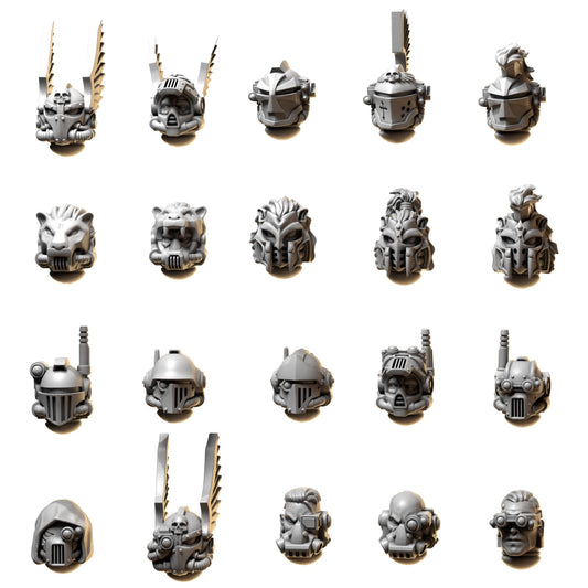 Eternal Pilgrims - Marine Head set 3 Upgrade Kit