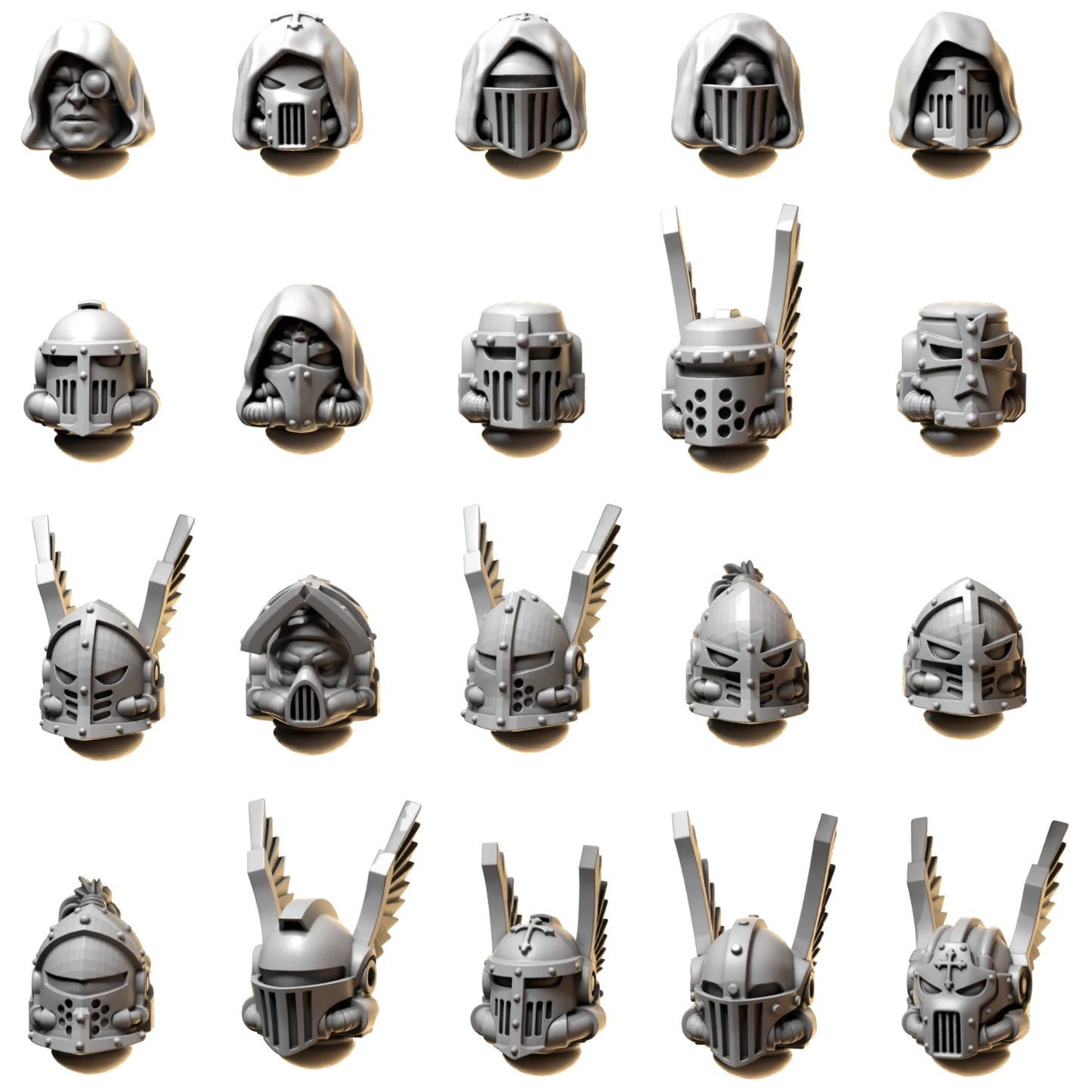 Eternal Pilgrims - Marine Head Set 2 Upgrade Kit