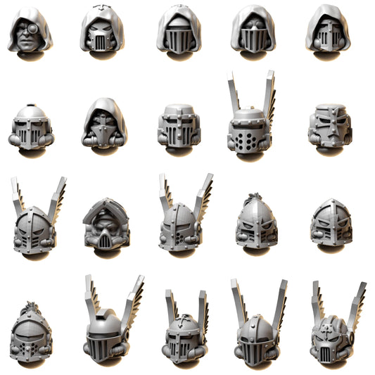 Eternal Pilgrims - Marine Head Set 2 Upgrade Kit
