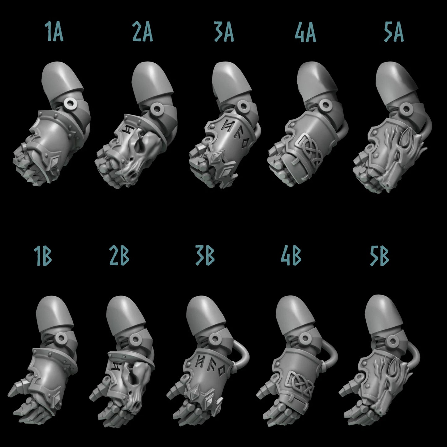 Primal Hounds - Marine Set of Fists