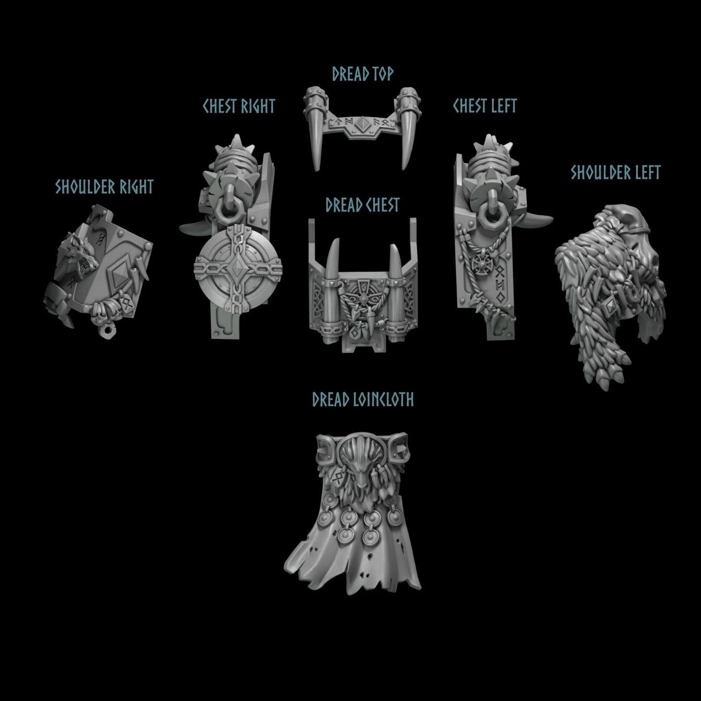 Primal Hounds - Marine Ancient armour upgrade kit SW