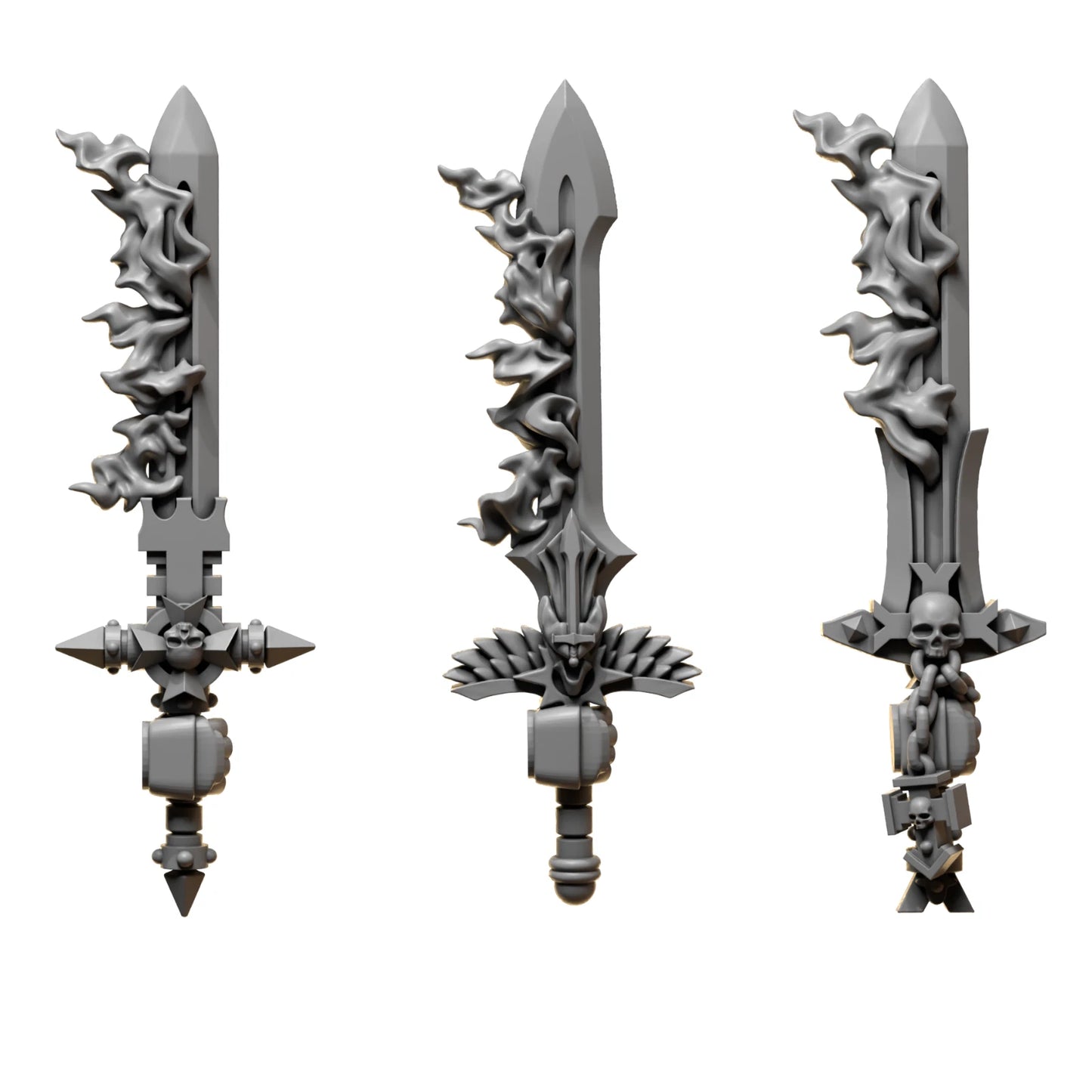 Eternal Pilgrims - Set of 3 Burning Swords Marine Upgrade Kit