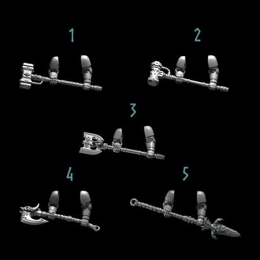 Primal Hounds - Marine 2 handed weapons Upgrade Kit