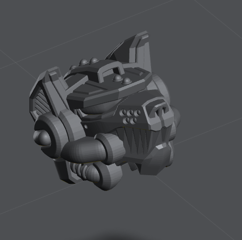 Marine Wolf Head x 10